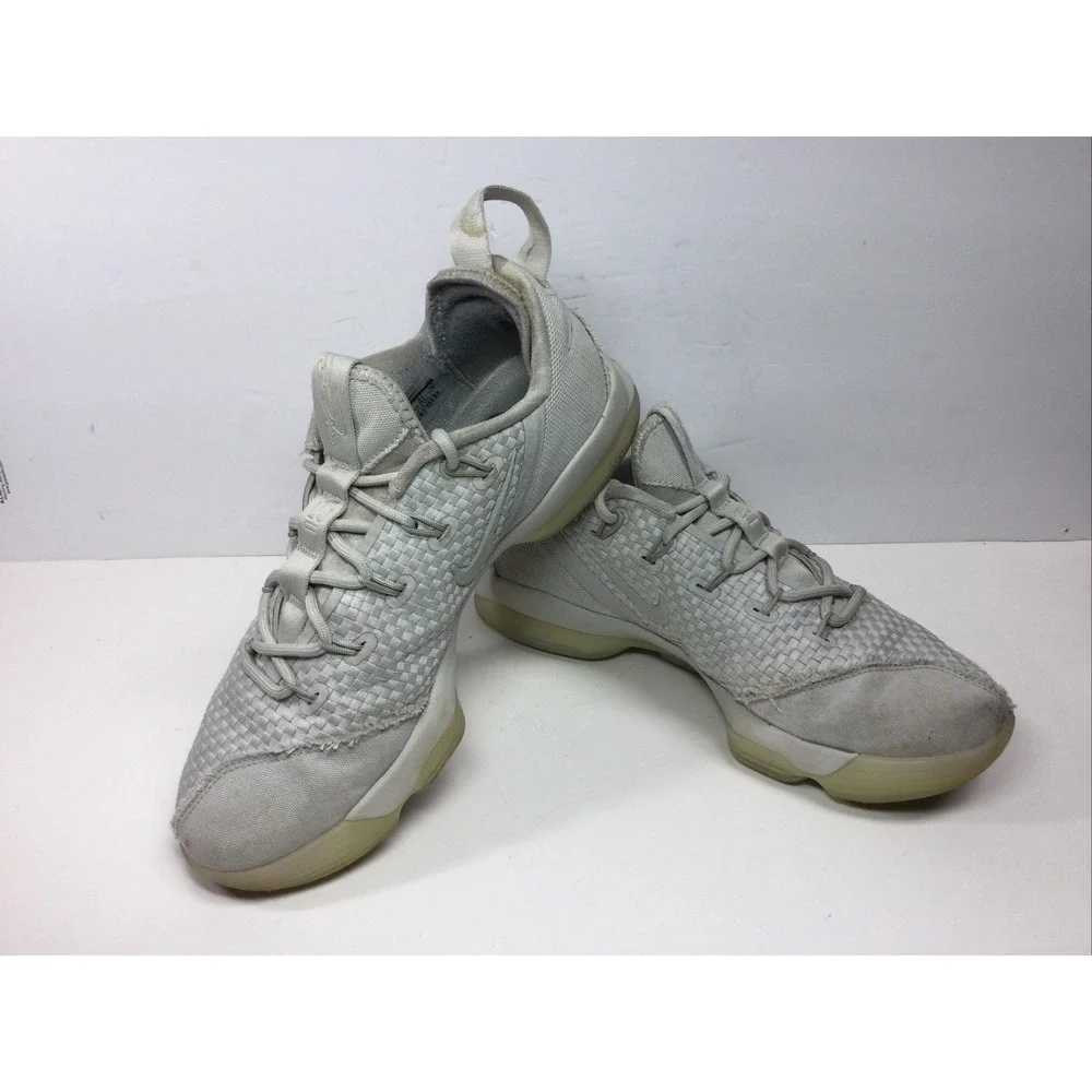 Nike LeBron 14 Sneakers‎ Mens Sz 8 Light Bone Ivory Basketball Shoes 878636-004